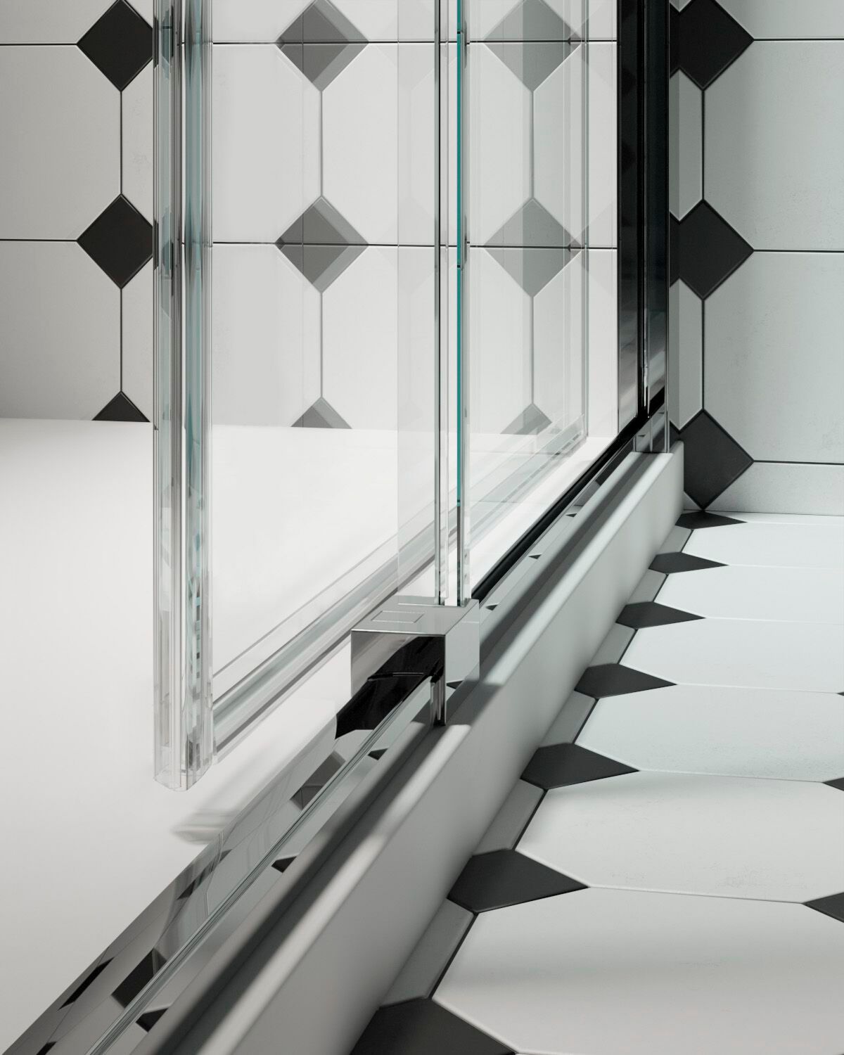 Душевая кабина из алюминия и стекла TAMANACO QUICK ARCH-00143395 - Вид №3