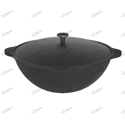 Казан Везувий 12 л с крышкой 2396