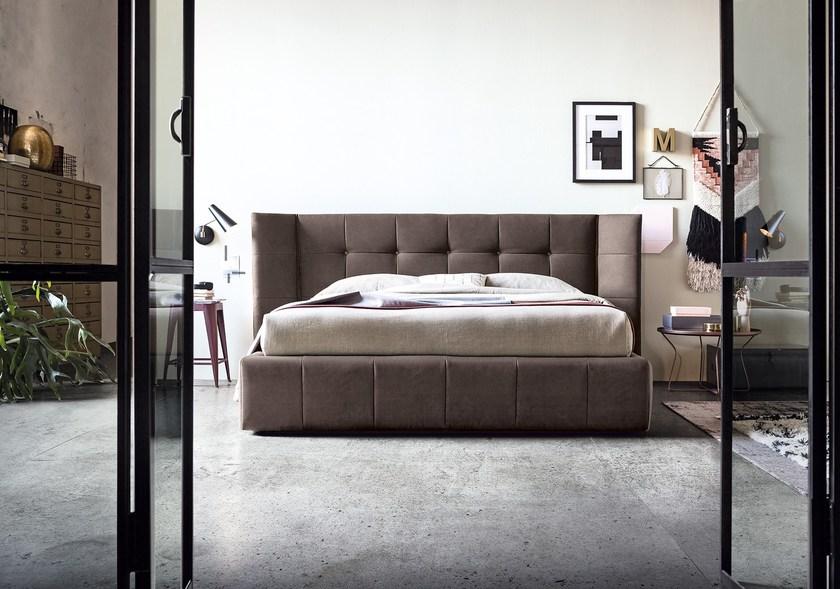 Felis Двуспальная кровать-контейнер из ткани с тафтинговым изголовьем Bedstories#2 sun-id-1425972 - Вид №1