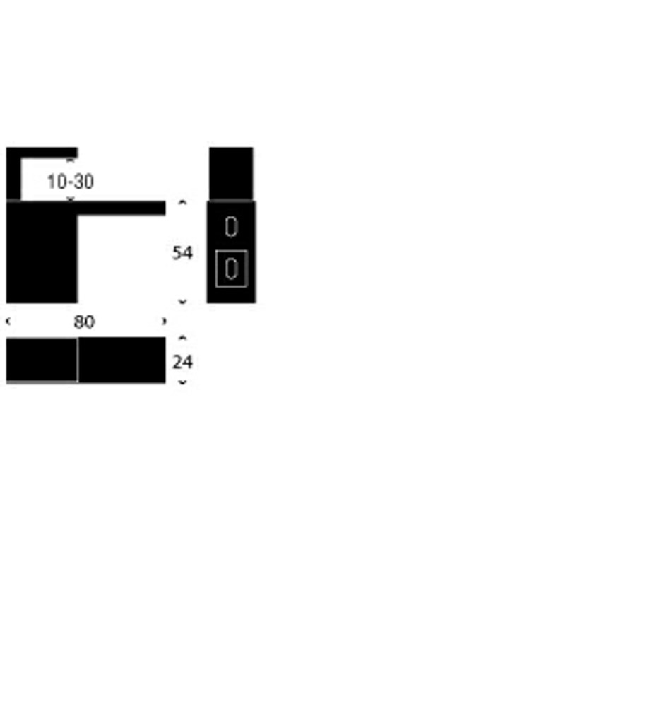 FROST Кронштейн для полки 6 » 2 шт. отполированный цинк / латунь Полированный хром Q304608025  - Вид №2