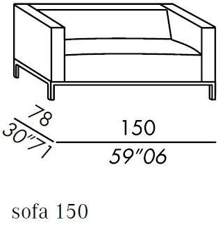 Meridiani Съемный тканевый диван Farrell sun-id-1498599 - Вид №4