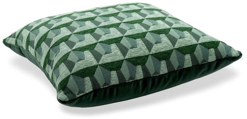 l'Opificio Квадратная подушка из хлопка с геометрическими мотивами  472-19  - Вид №2