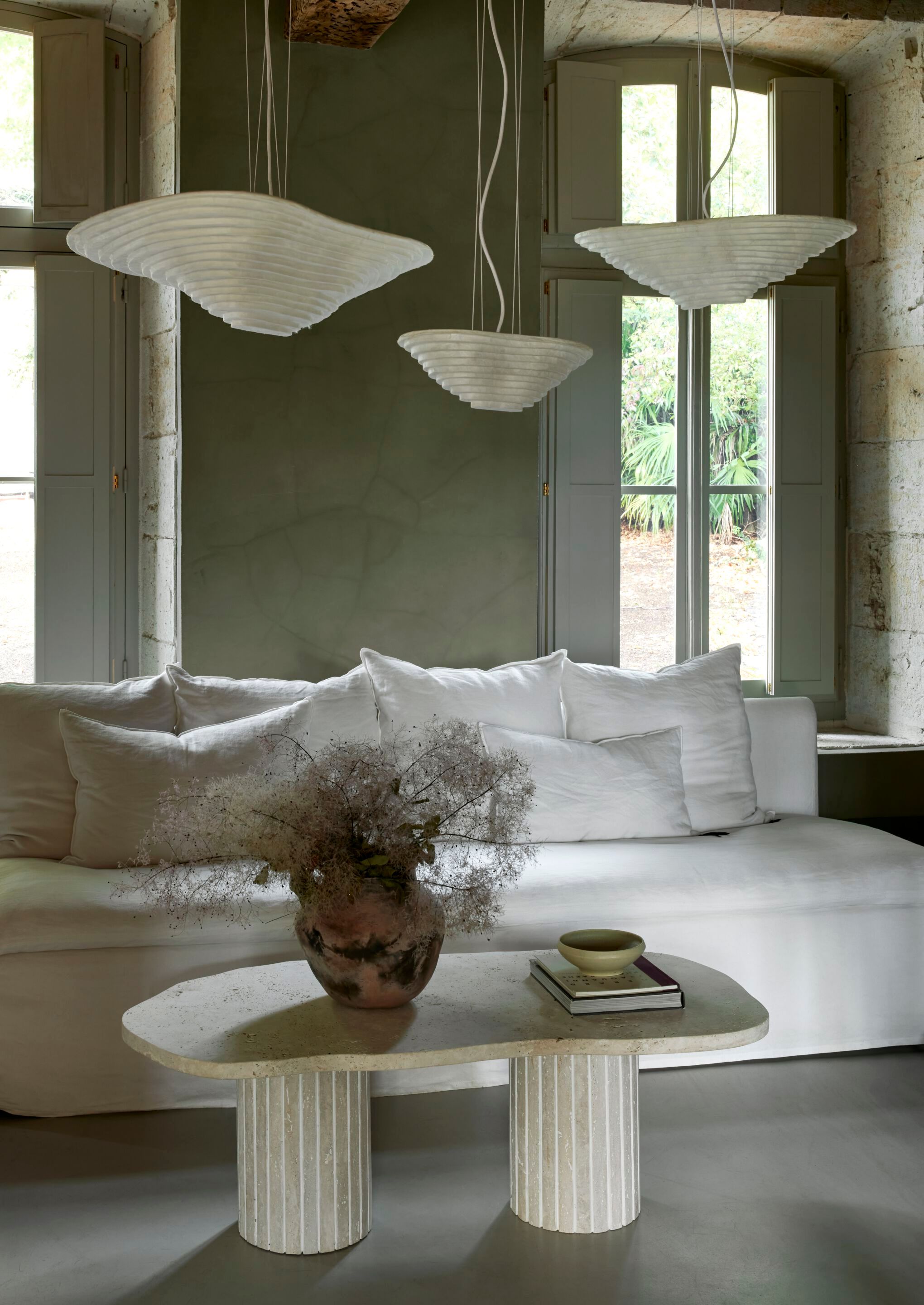 Шелковый светодиодный подвесной светильник Forestier Nebulis ARCH-00071605 - Вид №7