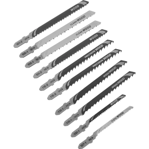 Набор пилок для лобзика по дереву Dewalt DT2290-QZ, 10 шт.