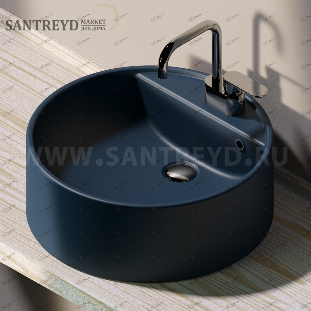 5050A7016 Накладная раковина на столешницу  круглая Ceramica Flaminia Twin