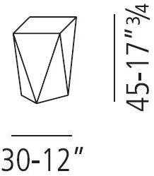 Vibieffe Сервисный стол из стали квадратного сечения 9500 9500063  - Вид №3