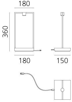Artemide Беспроводная настольная лампа Curiosity sun-id-1405696 - Вид №5