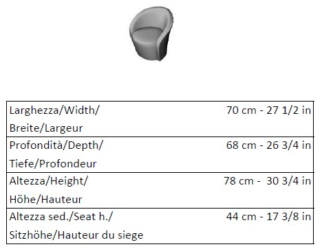 La Cividina Вращающееся кресло с огнестойкой обивкой Speak easy sun-id-1472138 - Вид №4