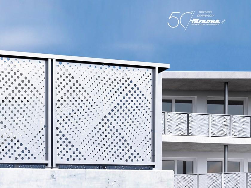 FARAONE Алюминиевый парапет с панелями из микроперфорированного листового металла Olimpia sun-id-1486110 - Вид №2