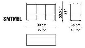 Maxalto Прямоугольный журнальный столик из стали и дерева Lithos sun-id-1419165 - Вид №8