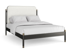 Двуспальная кровать размера "queen-size" из ткани