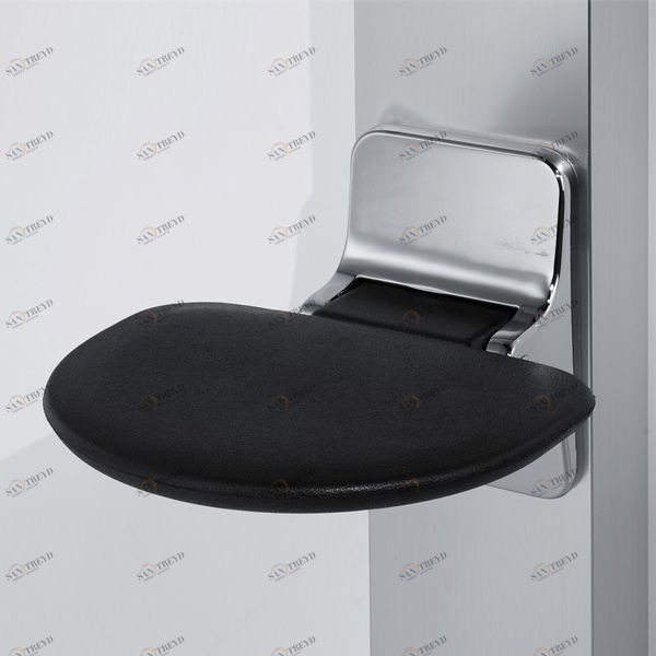 Novellini. Стульчик для душевой черного цвета округлый ACCESSORIES Accesories SED01FMH