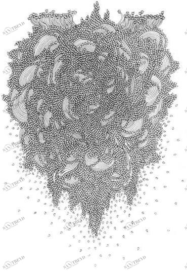 MOMENTI Авторский художественный принт Crazy home paintings Nc-022