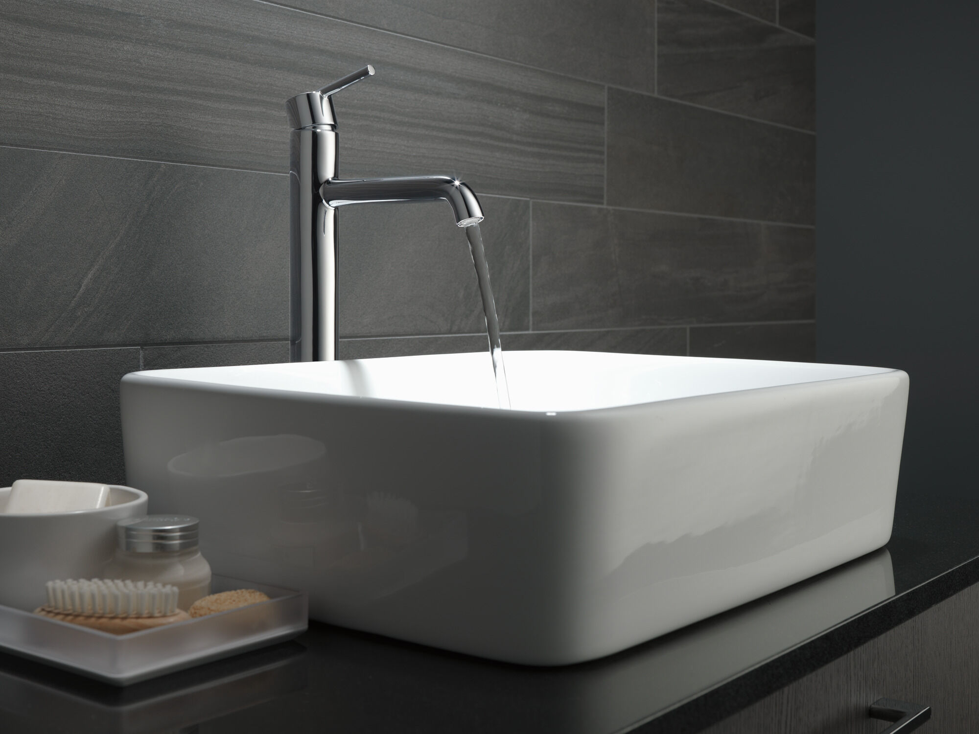 759-DST Смеситель для ванной комнаты с одной ручкой Delta Faucet Trinsic Хром  - Вид №1