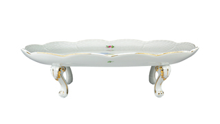 68916 Herend Блюдо овальное на ножках 26,5см "Китти" Фарфор  - Вид №1