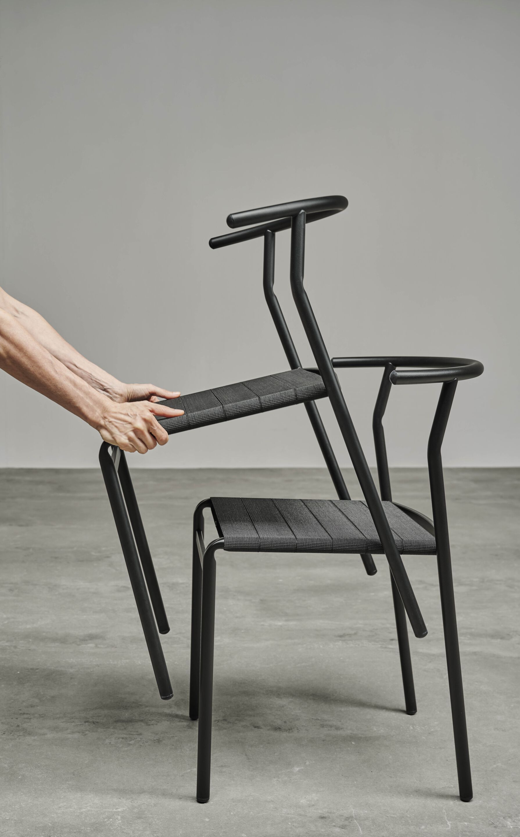 Стальной стул с порошковым покрытием BALERI ITALIA Cafè Chair ARCH-00126104 - Вид №4