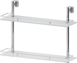 064 Полка с ограничителем 50 см двойная (стекло) STA FBS Standard