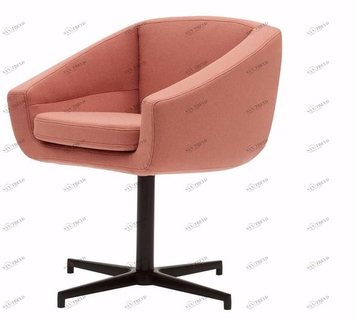 SOFTLINE Вращающееся кресло из ткани с 4 спицами Aiko 2-451 