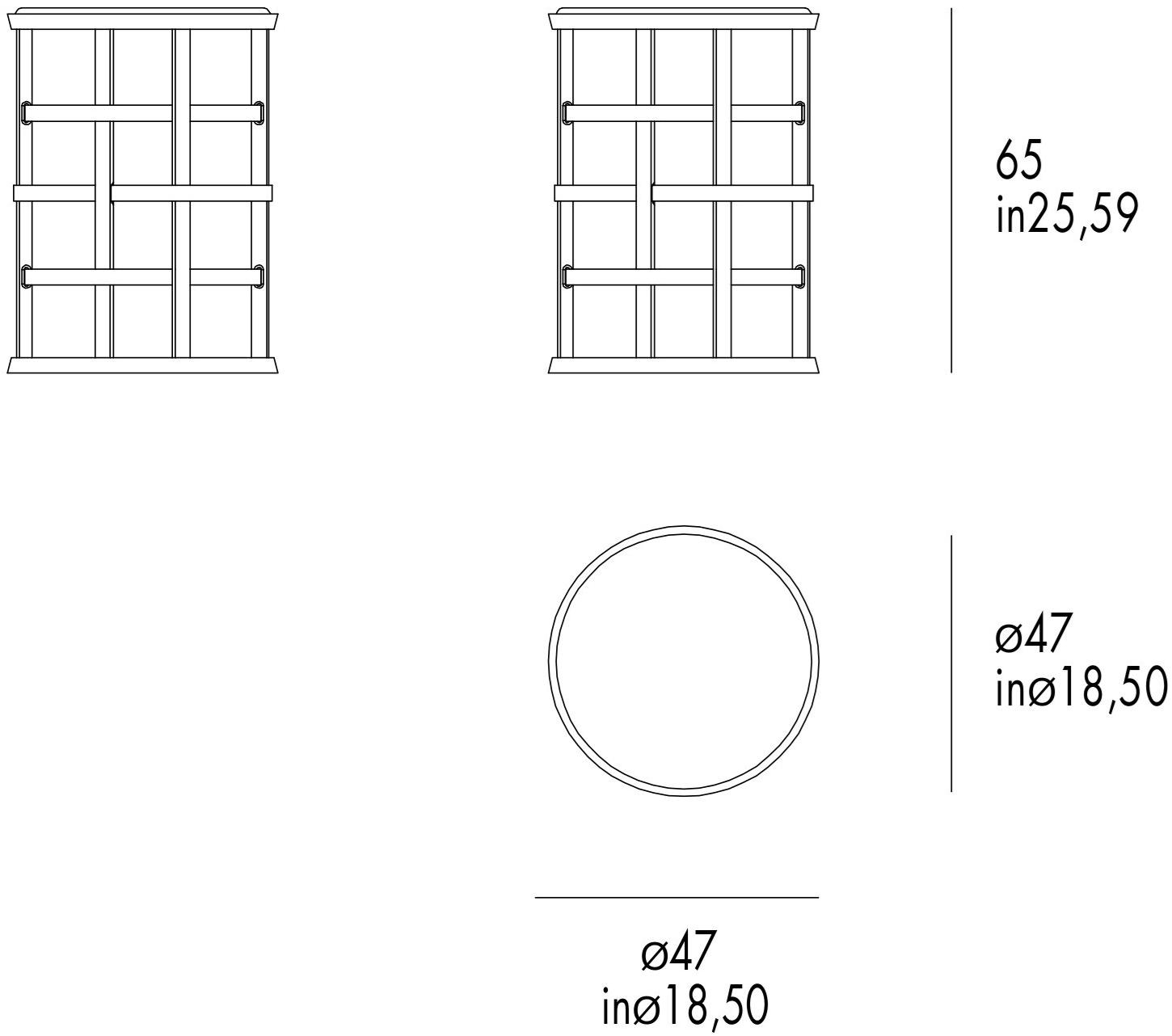 Grilli Круглый журнальный столик Harris 712106 - Вид №2