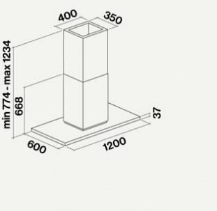 Falmec Островная вытяжка из нержавеющей стали Silence - nrs sun-id-1414014 - Вид №3