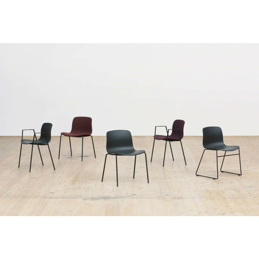 Стул AAC19, светло-серый с белым основанием Hay 219719120 - Вид №1