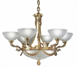 Possoni Illuminazione Французская золотая люстра с очками Cloe 1741/6+3