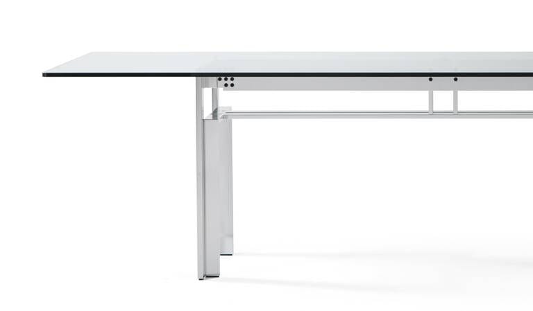 Прямоугольный стол из металла и стекла CASSINA дож ARCH-00080481 - Вид №1
