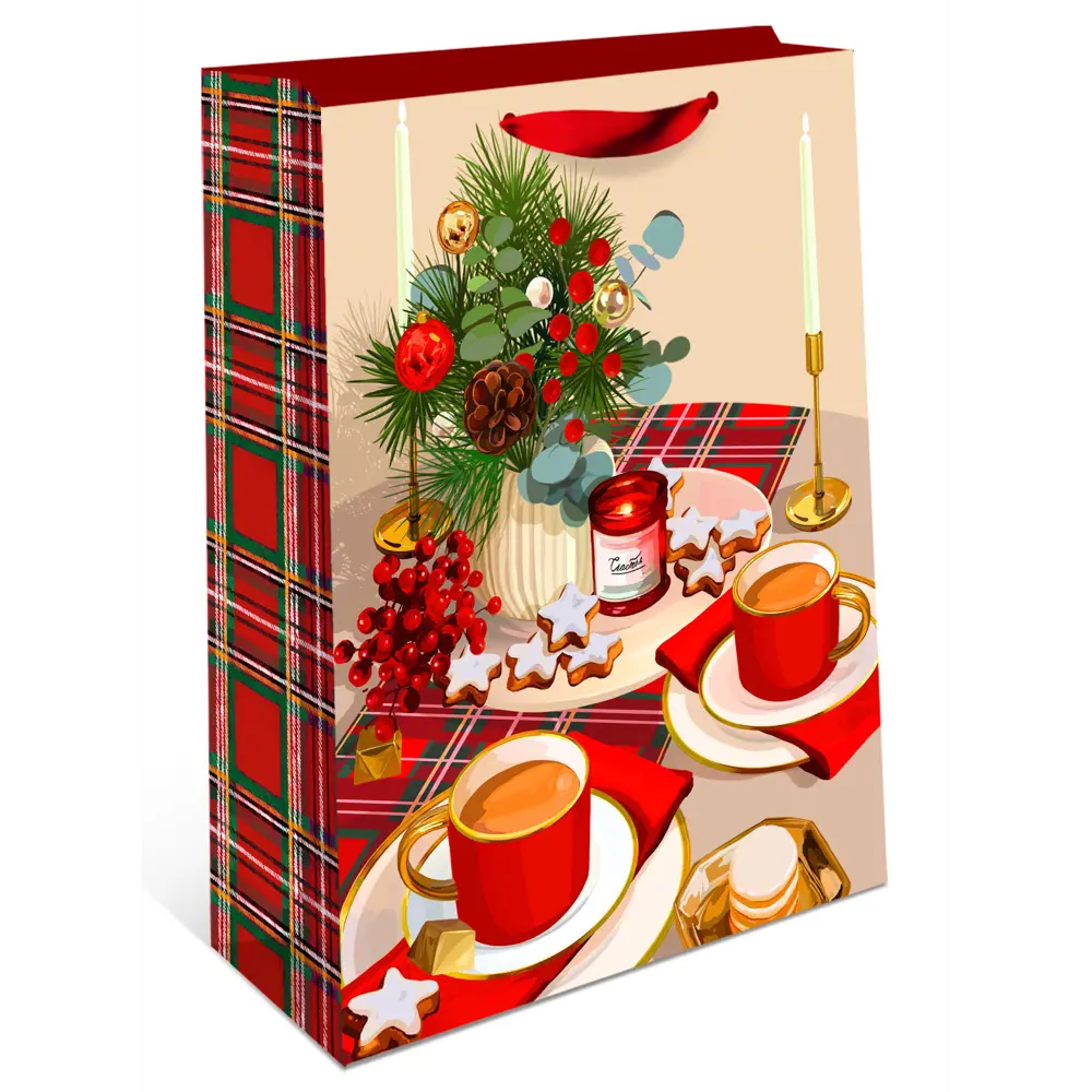 Подарочный пакет Арт и дизайн Плюс 42x33 см в ассортименте STLM-2103543 - Вид №1