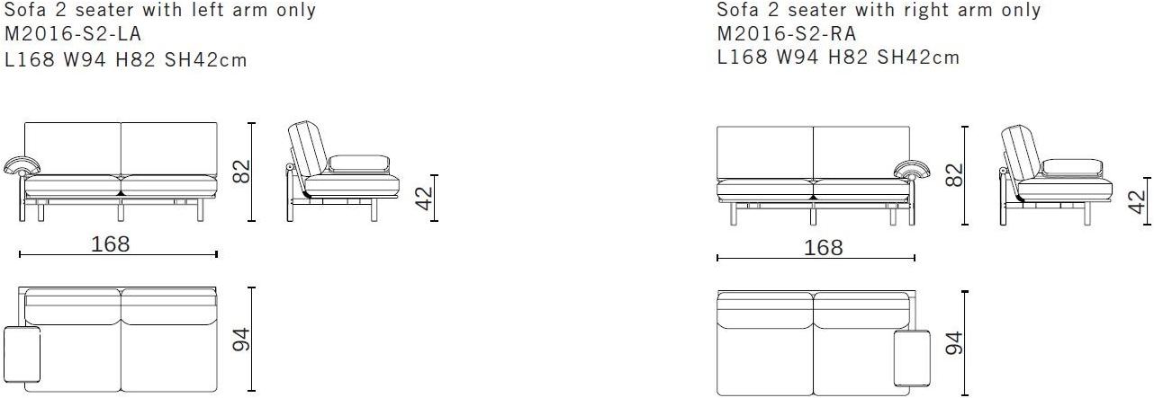 District Eight Модульный диван в дубе Stilt M2016  - Вид №14