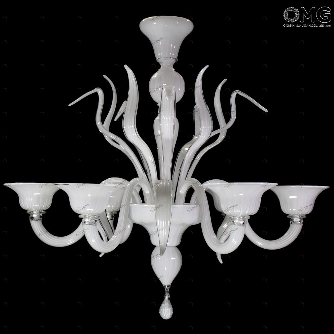 1287 ORIGINALMURANOGLASS Люстра Санудо - Lance - муранское стекло OMG  см MODERNO