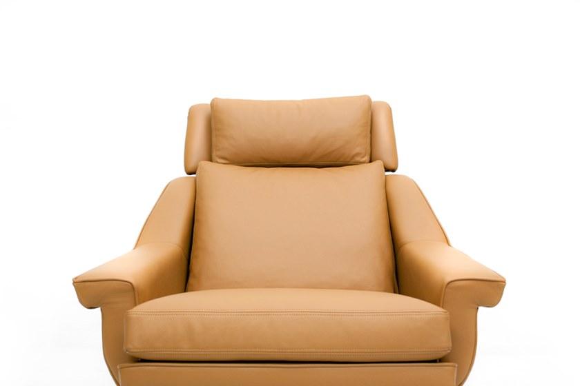Mytto Поворотное кожаное кресло с подголовником Larforma sun-id-1455857 - Вид №5