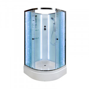 L 902 L с гидромассажем Душевая кабина DETO Серия L