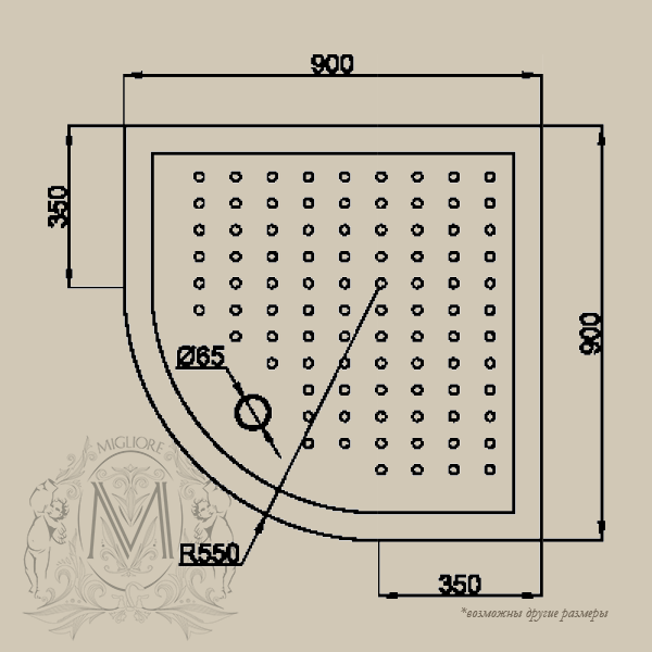 22678 Душевой уголок Migliore Diadema - Вид №3