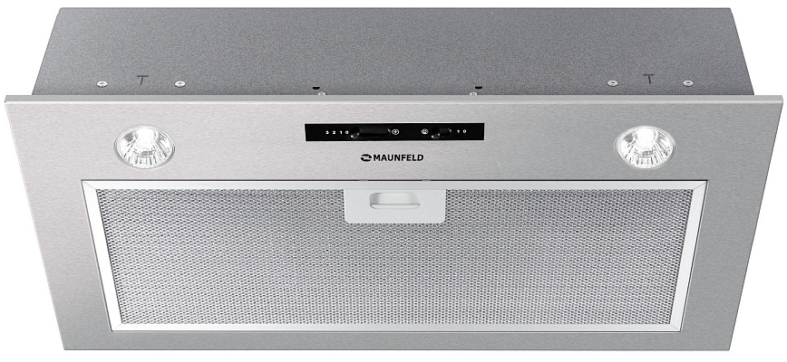 Crosby Light (C) 50CM INOX Вытяжка crosby light (c) 50 нержавейка/ • тип: встраиваемая• цвет: нержавеющая сталь• управление: ползунковое• ширина, мм: 500• полная потребляемая мощность, вт: 190• количество скоростей: 3• максимальная производительность, м3/ Santreyd  - Вид №1