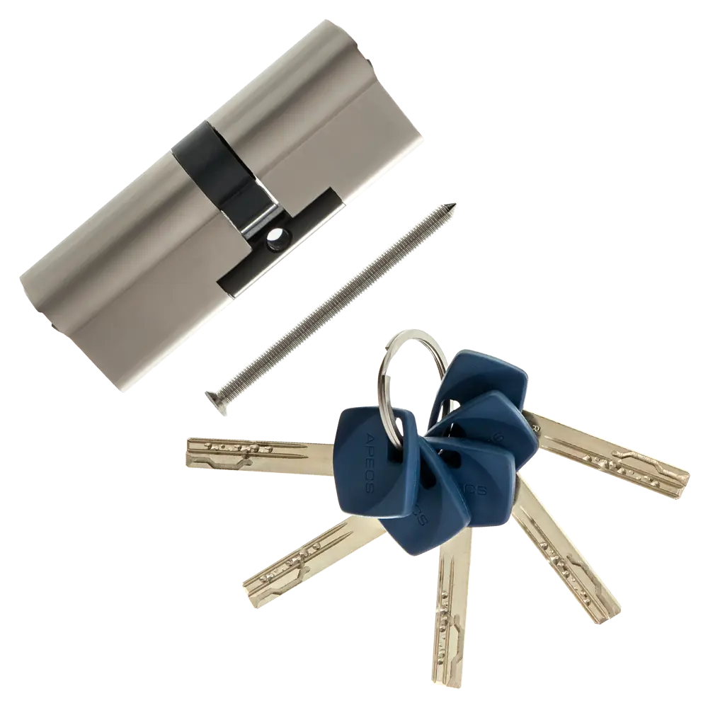 Цилиндр Apecs Premier XR-80(35/45)-NI, 35x45 мм, ключ/ключ, цвет никель 82379089 STLM-2010378 ЦИЛИНДР APECS PREM XR-80(35/45)-NI КЛ-КЛ - Вид №1