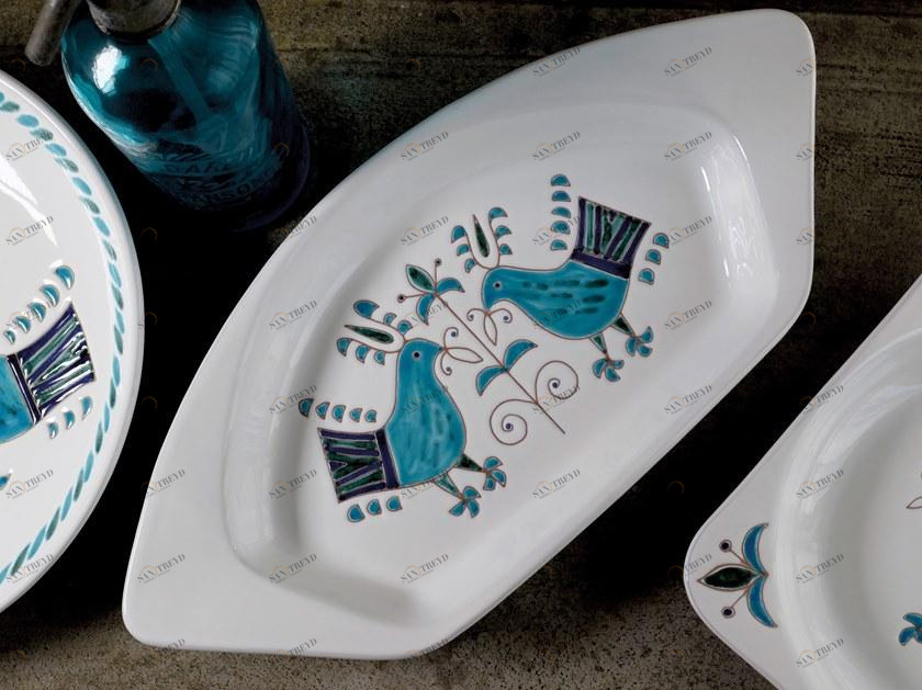 Cerasarda Керамический поднос Le pavoncelle sun-id-1455690