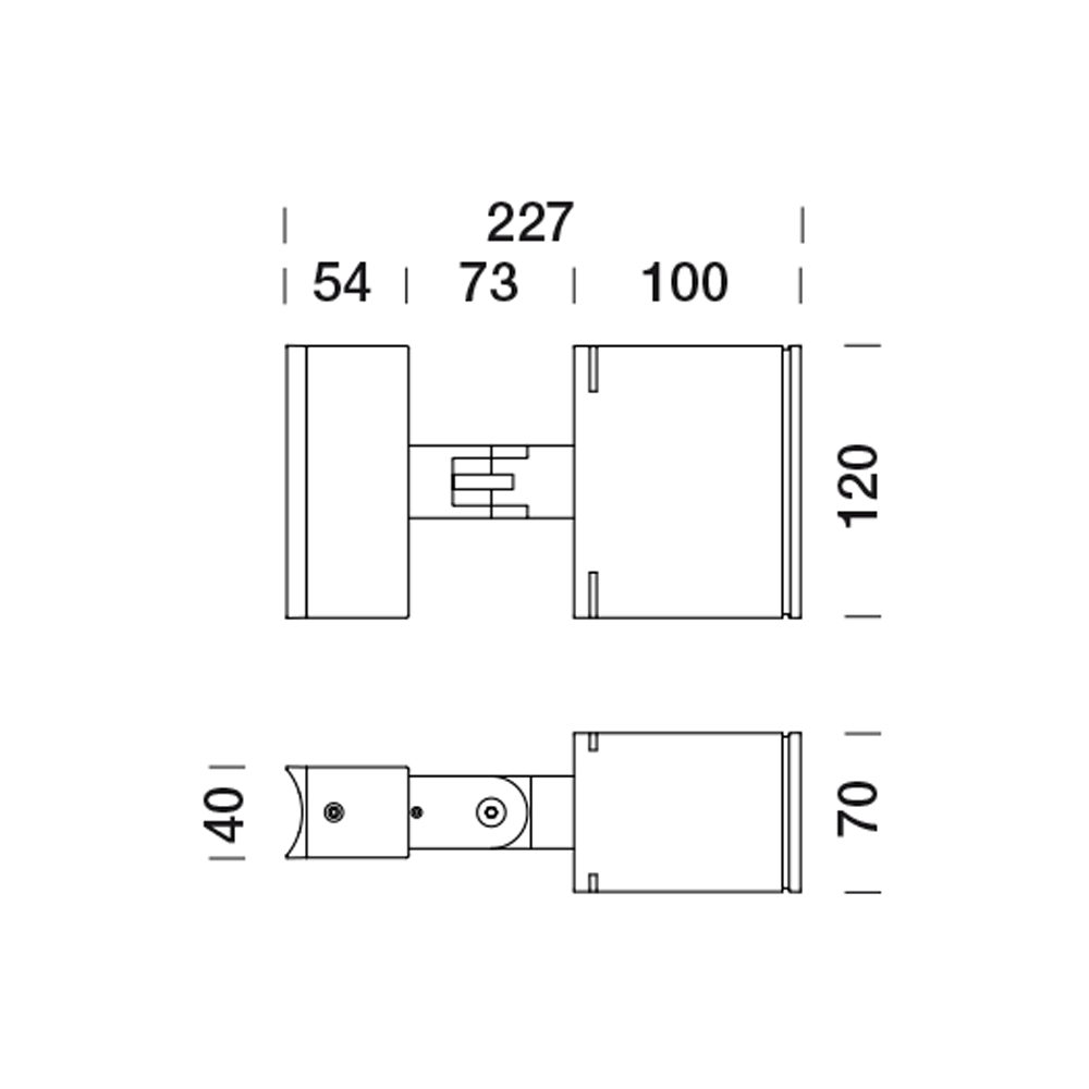 8720267 Уличное освещение  Platek TARGET MEDIUM Su palo  TARGET MEDIUM On pole - 8 LED 4000K Elliptical  - Вид №2