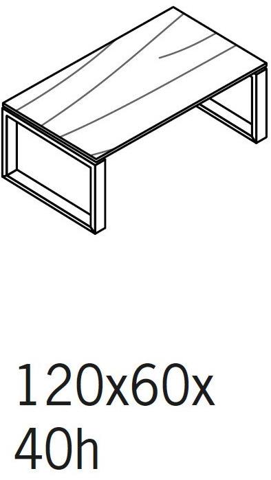 Bralco Прямоугольный нижний стол из орехового дерева Loopy sun-id-1438765 - Вид №1