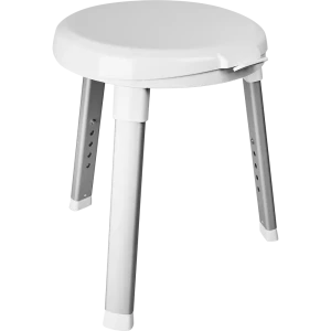 Стул для ванной Primanova регулируемый 33 см высота 43-53 см цвет белый