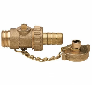 Кран 1/2 с патр. и загл. лат. мод. 139