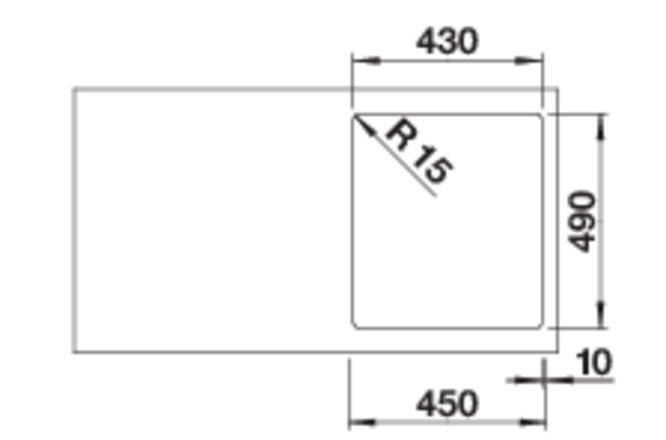 526119 Кухонная мойка Blanco Solis 400-IF/A  Blanco Solis  - Вид №4