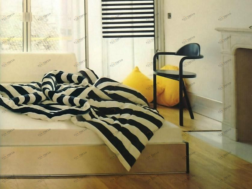 IFT Двуспальная кровать с мягким изголовьем Pack sun-id-1438367