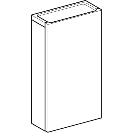 869012000 Подвесной шкаф Geberit Renova Plan с одной дверью Geberit  - Вид №1