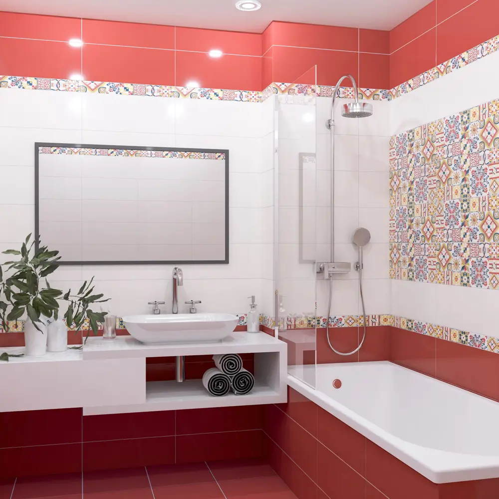 Плитка настенная Azori Festa 20.1x50.5 см 1.52 м² цвет бежевый 82472923 STLM-2181280  - Вид №9