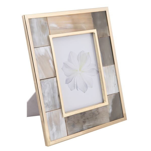 Фоторамка 19х24 см деревянная UNICO  255445 Бежевый;серый;золотой  - Вид №1