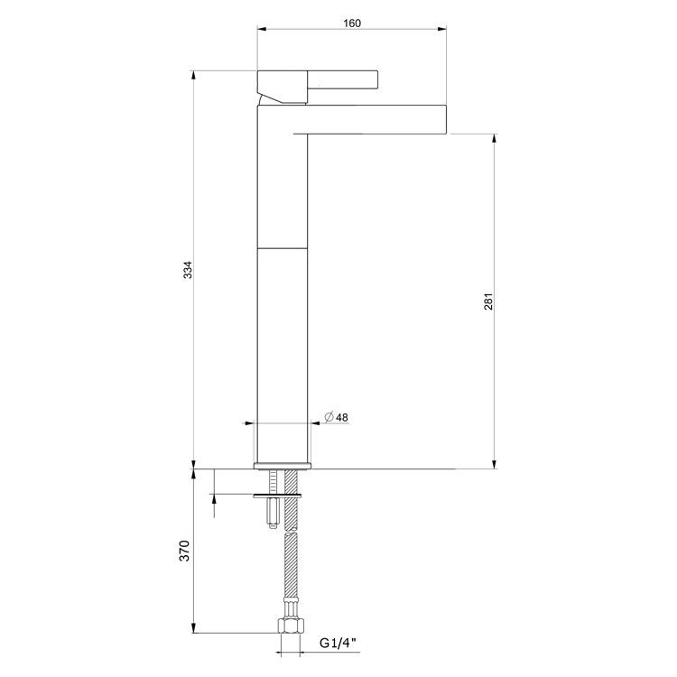 DR830402015 Смеситель для раковины Webert DoReMi  - Вид №1