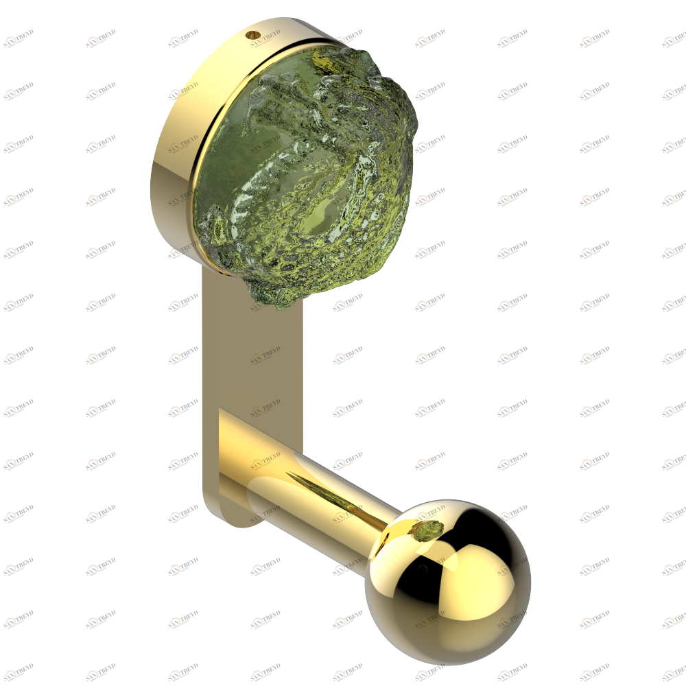 U5H-517 Крючок для халатов одинарный Thg-paris Jade Dragon Золото U5H-517 CAT.F