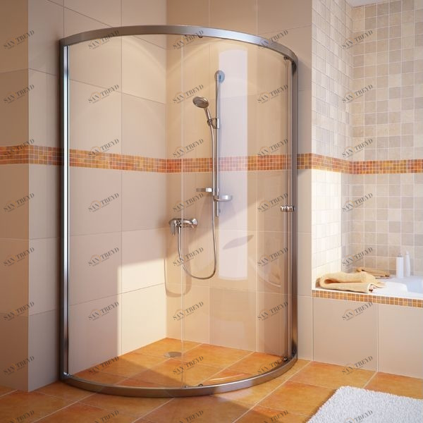 Душевая кабина 130x130 GK-862 стекло прозрачное GUTEWETTER SHAPE ROUND 130X130GK862