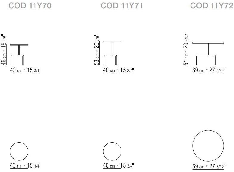 Flexform Круглый журнальный столик со столешницей из обработанного дерева sun-id-1496202 - Вид №3