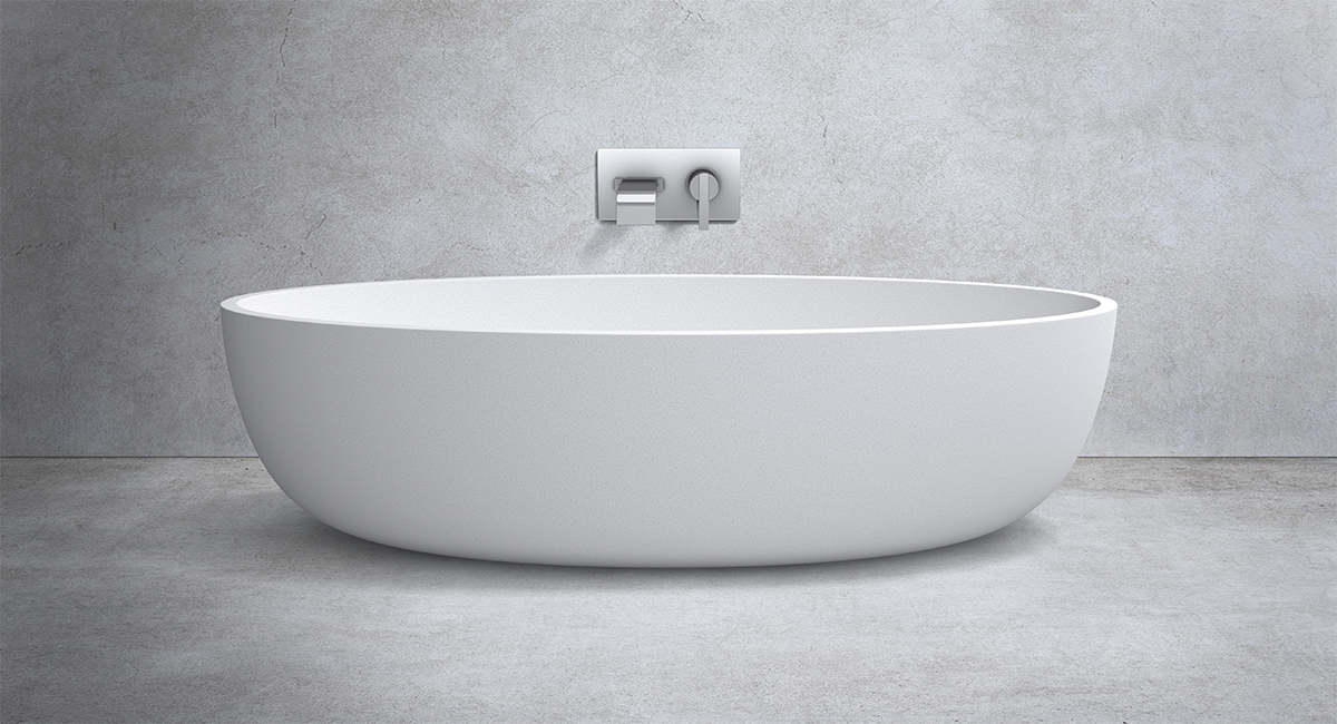 Ванна из искусственного мрамора  Seascapes Apaiser 5657